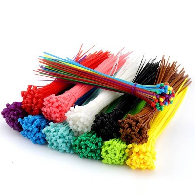 Plastic Cable Ties,Nylon Zip Ties Multi-color,Black/red/blue/green/yellow Wire Ties Ul/rohs Certified